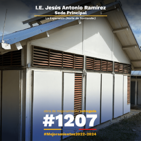 Institución Educativa Jesús Antonio Ramírez en La Esperanza (Norte de Santander)